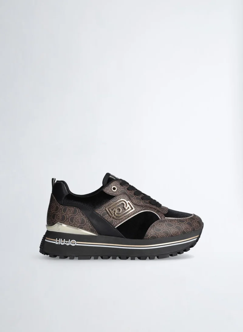 ليو جو Monogram Platform Sneakers