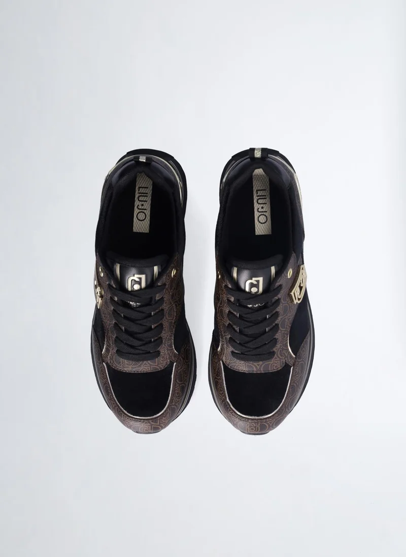 Liu Jo Monogram Platform Sneakers
