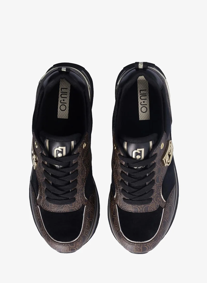 Liu Jo Monogram Platform Sneakers