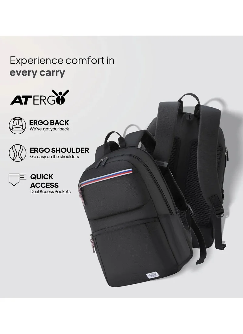 AMERICAN TOURISTER American Tourister Braydon Laptop Backpack 22L - Onyx Black - 1 Year Global Warranty