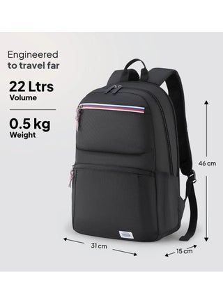 AMERICAN TOURISTER Braydon Laptop Backpack 23L Capacity, Polyester