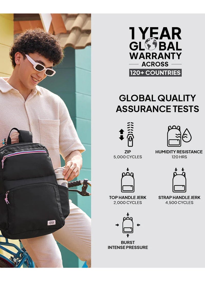 AMERICAN TOURISTER American Tourister Braydon Laptop Backpack 22L - Onyx Black - 1 Year Global Warranty  - Image 5