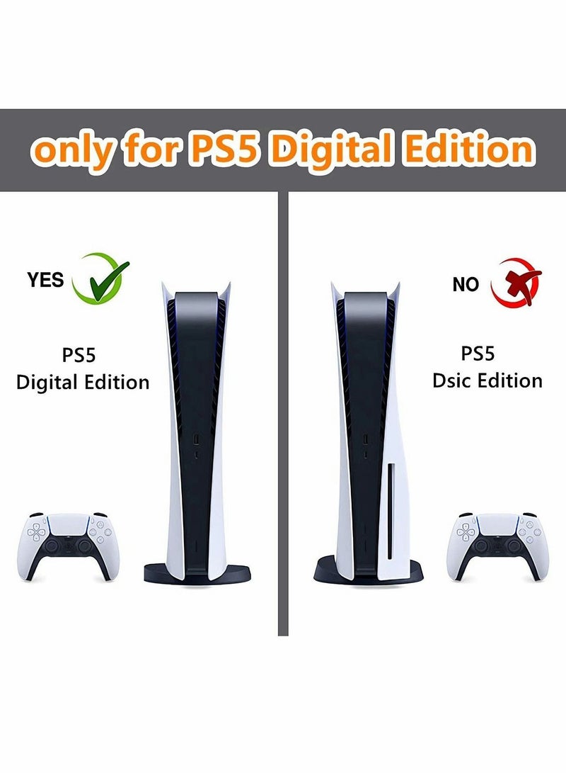 Y&D Skin for PlayStation 5 Digital Edition, Sticker PS5 Vinyl Decal Cover Playstation Controller  - Image 4