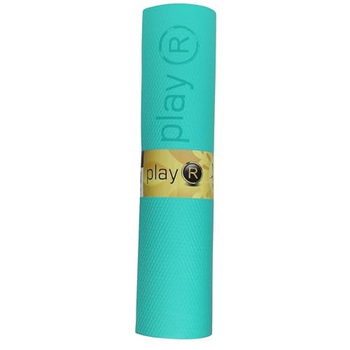 playR Extra Thick 6MM EVA Yoga Mat for Women & Men – Anti-Slip, Non-Slip Exercise Mat for Yoga, Pilates, Home Gym & Fitness Workouts, Comfortable, Stable, Durable Floor Training Mat - Image 1