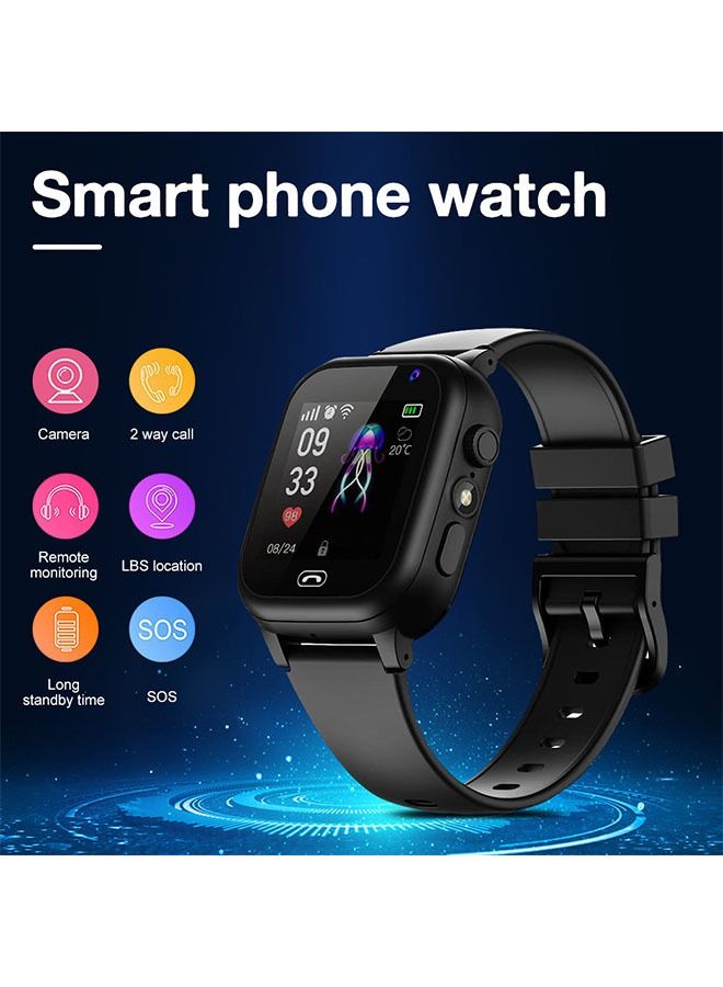 Arabest Children's Smart Watch,Locator,Large Screen Sports Watch,Silicone Material,Suitable for Gifts for Children(Pink)  - Image 2