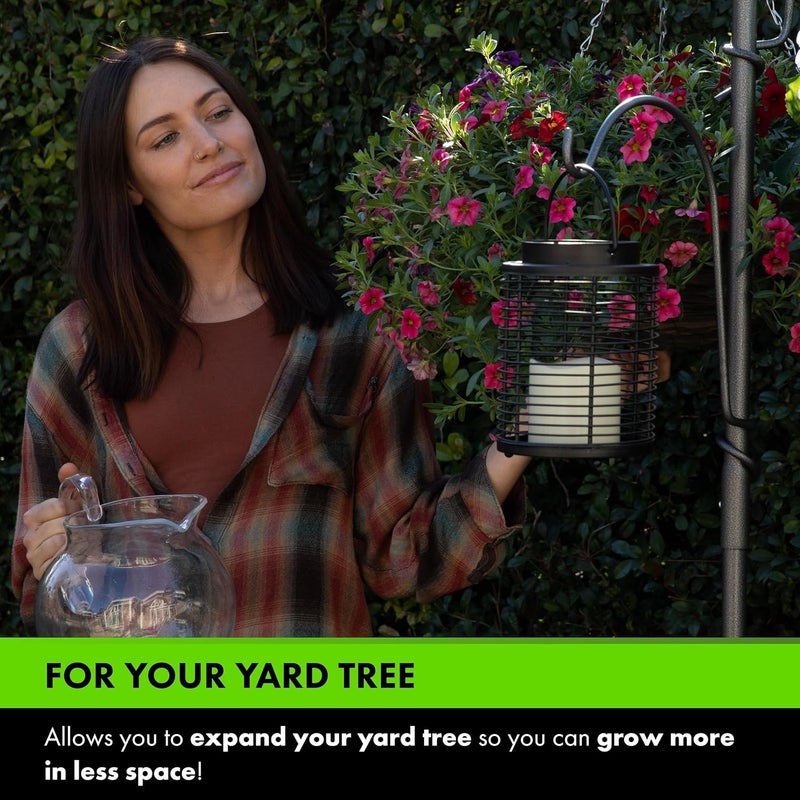Yard Butler Yard Tree Gravity Hook, IYT-HOOK8 Garden Accessory for Outdoor Hanging - Steel Construction - Easy Installation - Functional & Decorative - Image 2