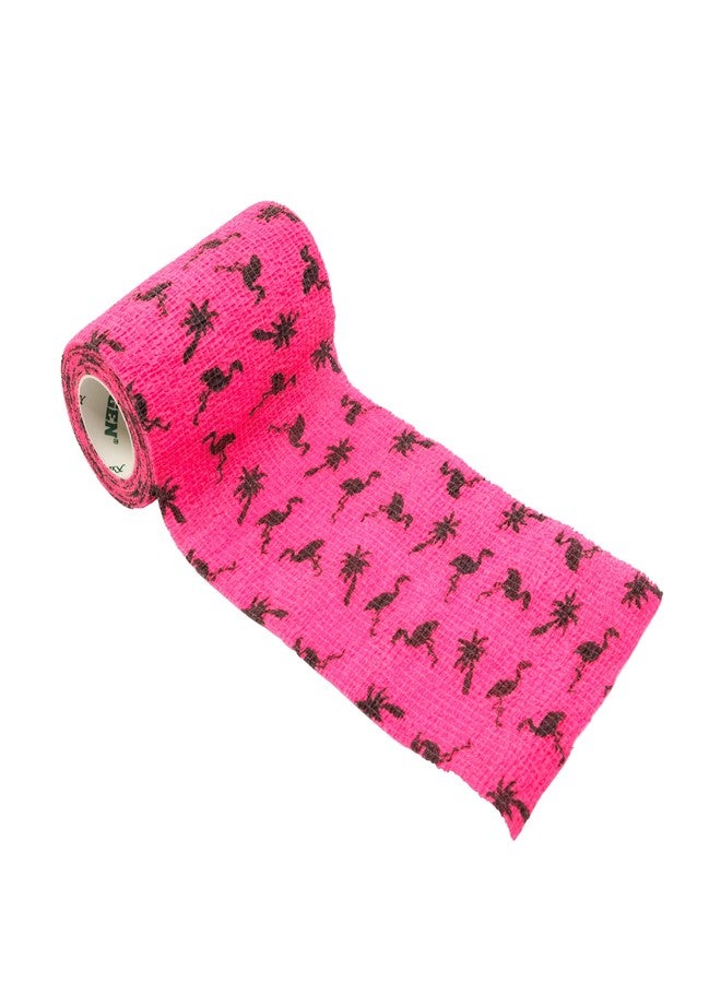 Neogen Syrflex Cohesive Bandage 4” Pink Flamingo 4pk - Image 3