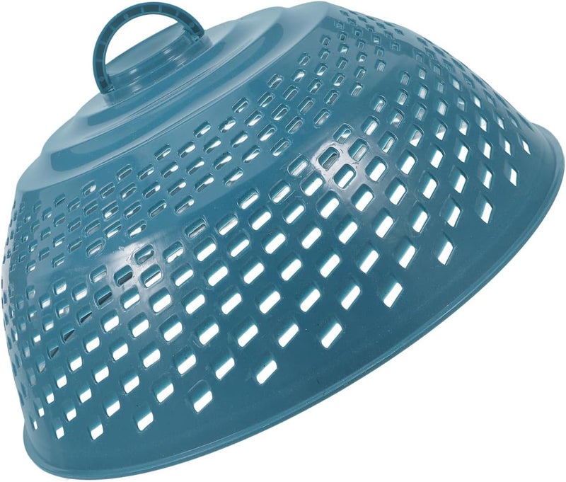Healeved Blue Mesh Food Cover Dome, Reusable Plate Serving Tent with Dust-resistant Screen, Outdoor Picnic and Kitchen Food Protective Net for Table and Bbq - Image 1