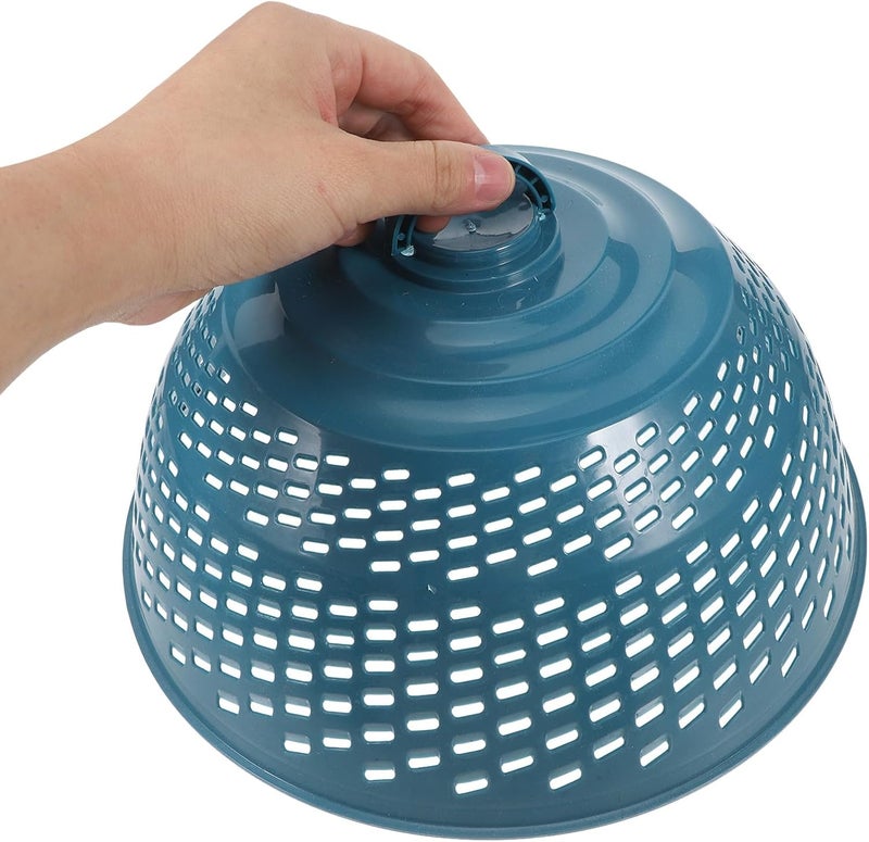 Healeved Blue Mesh Food Cover Dome, Reusable Plate Serving Tent with Dust-resistant Screen, Outdoor Picnic and Kitchen Food Protective Net for Table and Bbq - Image 3