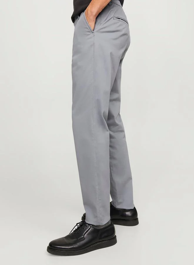 JACK & JONES Solid Slim Fit Chino Pants