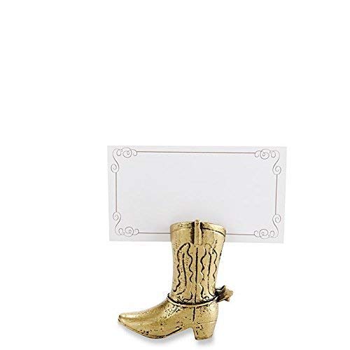 Babies Bloom Cowboy Boot Place Card Holder Party Favor (Set of 6 Pieces) (Party Favor Set) - Image 1