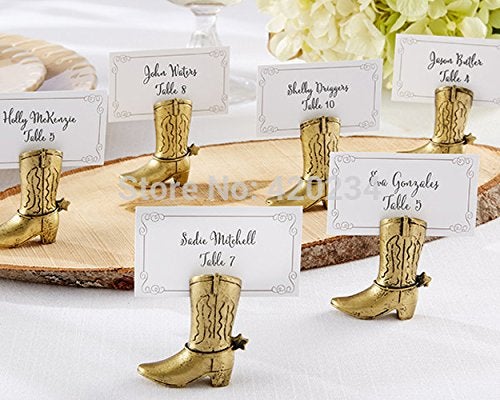 Babies Bloom Cowboy Boot Place Card Holder Party Favor (Set of 6 Pieces) (Party Favor Set) - Image 5