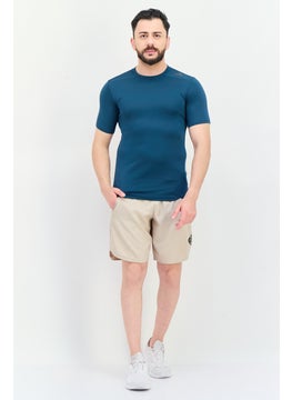 Adidas Men Slim Fit Short Sleeve Training T-Shirt, Teal  - Image 2