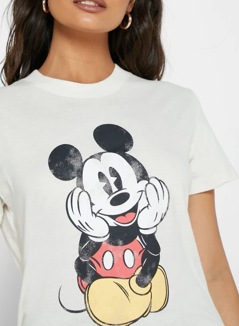 Cotton On Crew Neck Logo T-Shirt