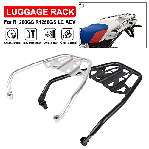 MYIADV Motorcycle Rear Seat Luggage Rack Tail Top Case Bracket for BMW R1250GS R1200GS LC Adventure 2013-2023 (Black) - Image 2