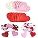 QINGQIU Valentines Day Crafts Set with 100 Heart Doilies 4 Bags Foam Heart Stickers for Valentines Day Decor Kids Decoration Gifts Party Supplies - Image 3
