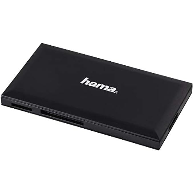 Hama 181018 USB 3.0 SD/MICROSD/CF/MS MULTI-CARD READER, BLACK - Image 1