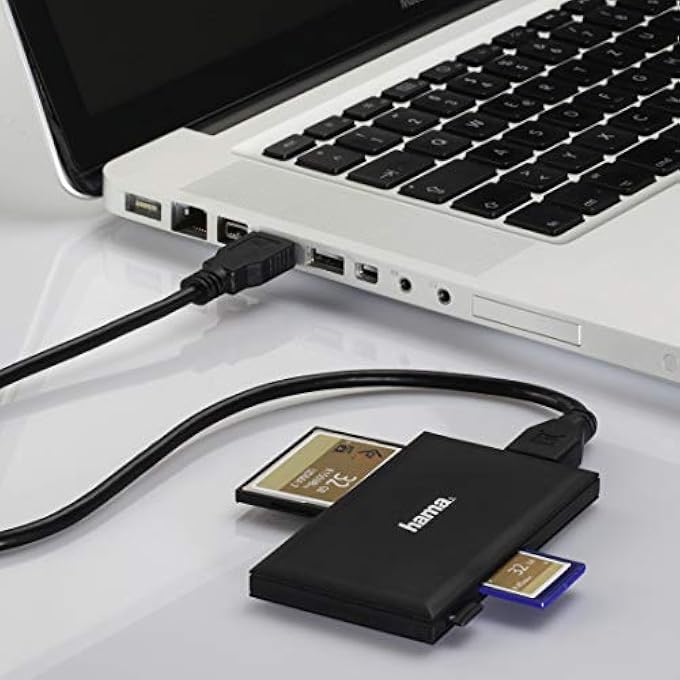 Hama 181018 USB 3.0 SD/MICROSD/CF/MS MULTI-CARD READER, BLACK - Image 3