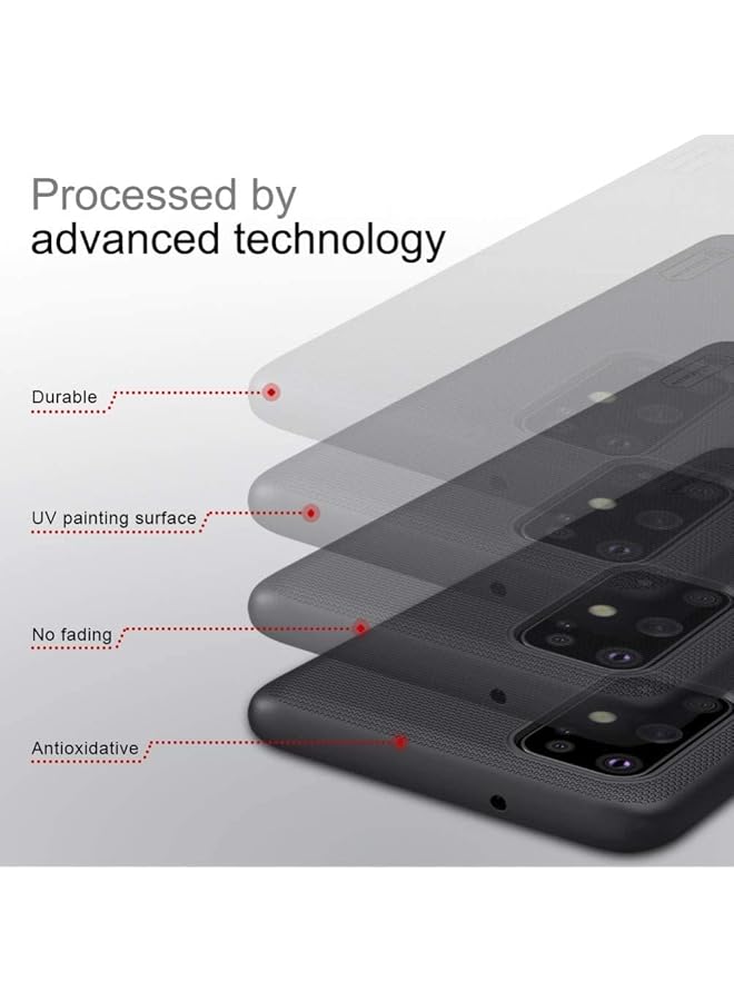Nillkin Case For Samsung Galaxy S20 Plus Mobile Cover Super Frosted Shield Hard Phone Case With Stand Black - Image 4