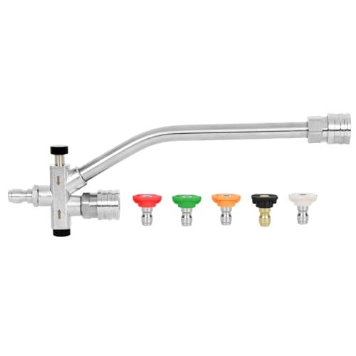 DUSICHIN Foam Cannon DualConnector Accessory Pressure Washer Double Tip Attachment for Soap Cannon 14 Quick Connect for Car Wash 5 Pressure Washer Sprayer Nozzles DUS2405 - Image 1