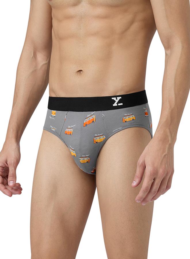 XYXX Pack of 2 - Men Surf Cotton Printed Briefs - Image 5