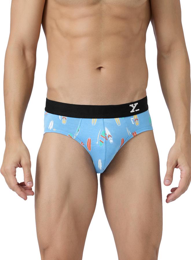XYXX Pack of 2 - Men Surf Cotton Printed Briefs - Image 4