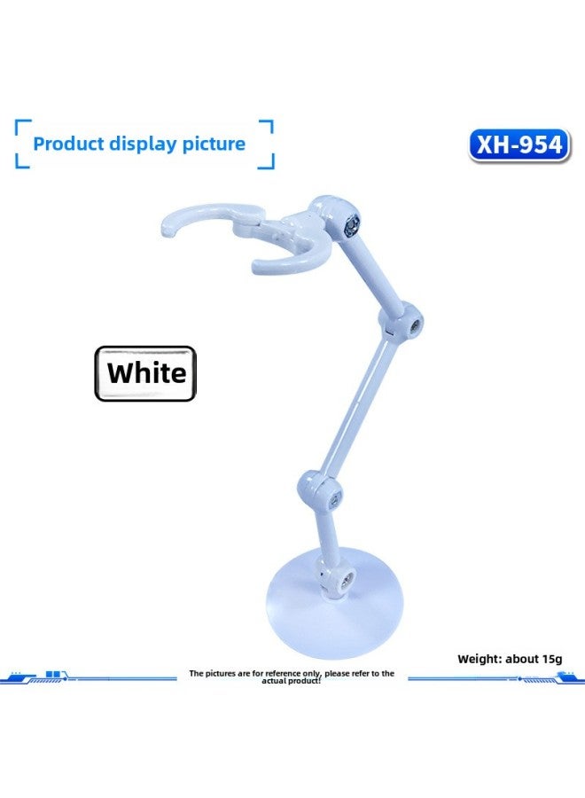 HG/RG/BB/SDrobot Soul Bracket Clip Waist Suitable For Gundam Model Hand Doll SHF Saint-Color:Xh-954 Bracket: White - Image 1