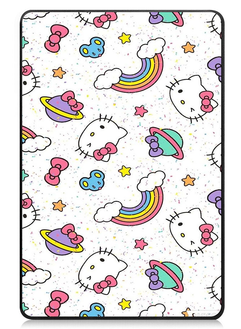 Theodor Protective Flip Case For Lenovo Tab M9 (2023) With Trifold Stand Auto Wake Sleep Shockproof Cover hello Kitty 2 - Image 1