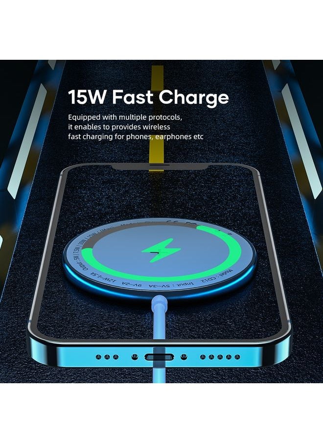 Rock - ROCK W33 Portable Mini Magnetic Magsafe Wireless Charger - Image 1