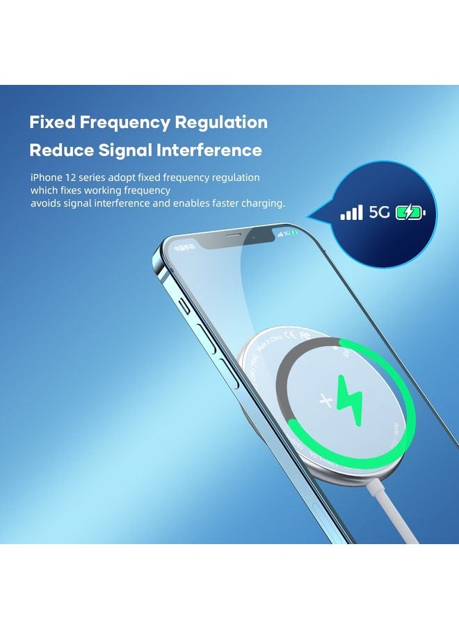 Rock - ROCK W33 Portable Mini Magnetic Magsafe Wireless Charger - Image 1