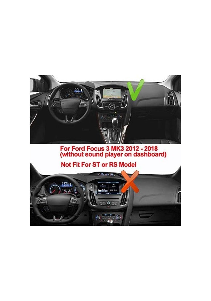 Wivplex LHD Car Dashboard Cover for Ford Focus MK3 - Image 4