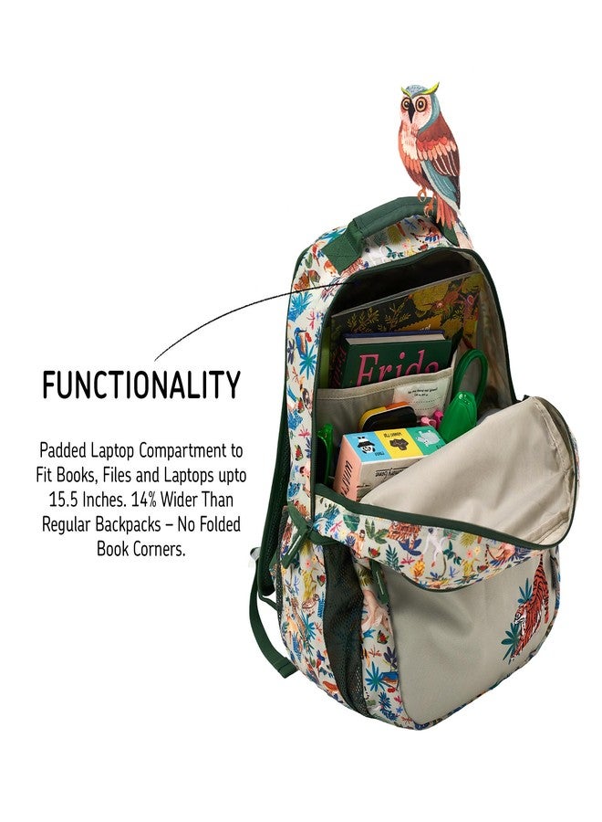 ZOOKEEPER School Bag for Boys & Girls 8-10 Years Lightweight, Water Resistant Kids Backpack for School & Travel Spacious, Durable, Premium YKK Zippers Comfortable Design (Green Jungle, 25L) - Image 2