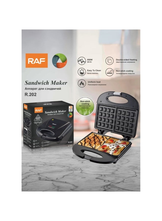 RAF Household Electric Hot Dog Machine, 6 Hole Hot Dog Waffle Maker Corn Dog Waffle Machine With Non-Stick Coating Plate Hot Dog Maker - Image 2