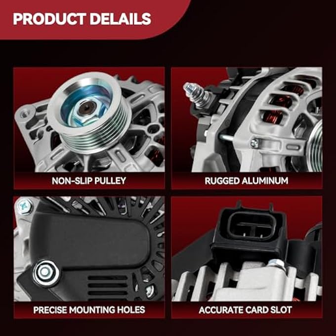 AUTOSITY Alternator Replacement for Camry L4 2.5L 2010-2011, Alternator Replace 11516 - Image 3