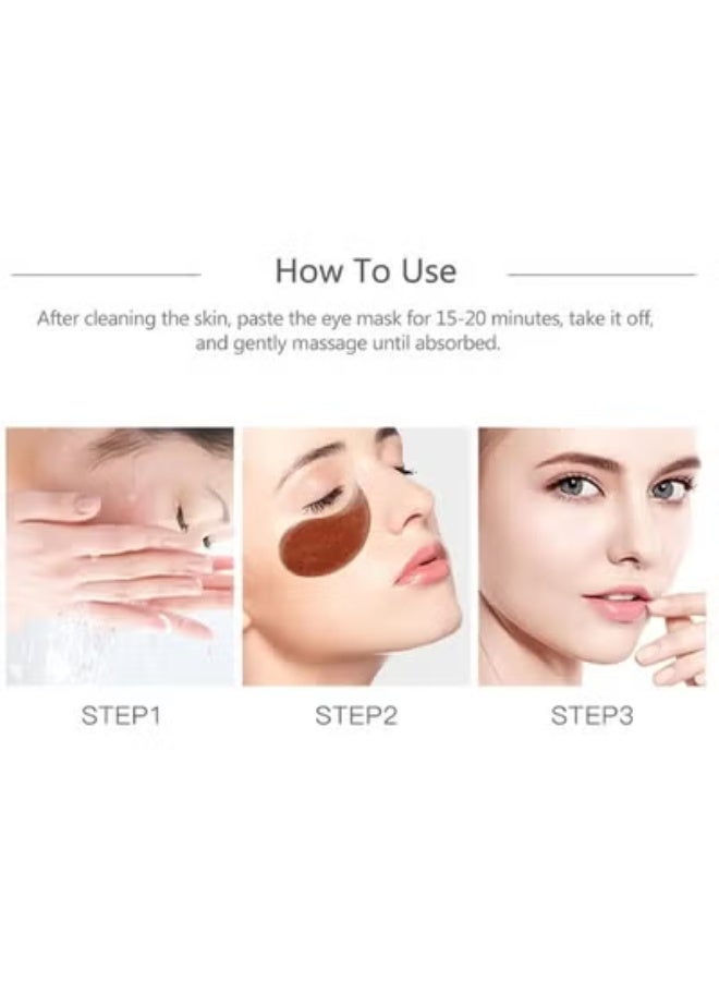 VEZE Alga Firming Eye Mask (30 Pairs), Hydrating Eye Pads, Fade Fine Lines/Remove Dark Circles, For Anti-Aging Care - Image 5