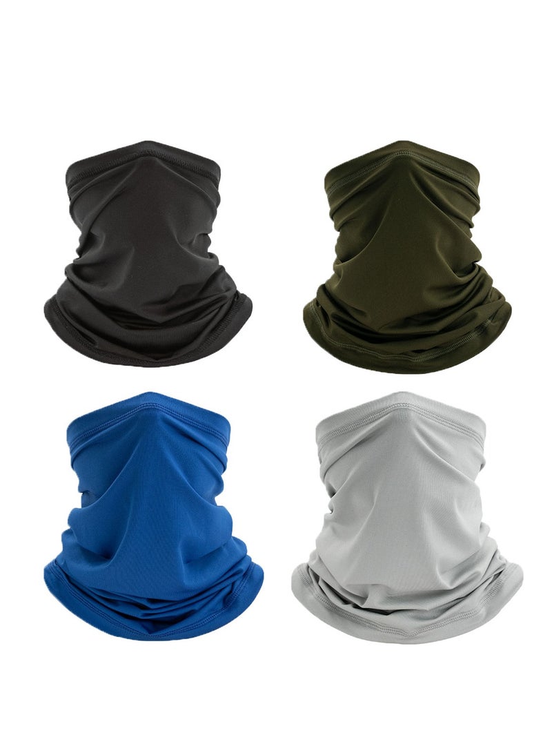 Generic 4-Piece Cycling Scarf And Face Mask, Breathable, Cool, Windproof, Suitable For Skiing, Fishing, Hiking, Cycling, Motorcycle - Image 1