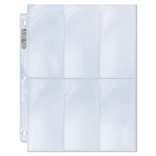 Ultra Pro 6-Pocket Platinum Page with 2-1/2" X 5-1/4" Pockets 100 ct. - Image 3