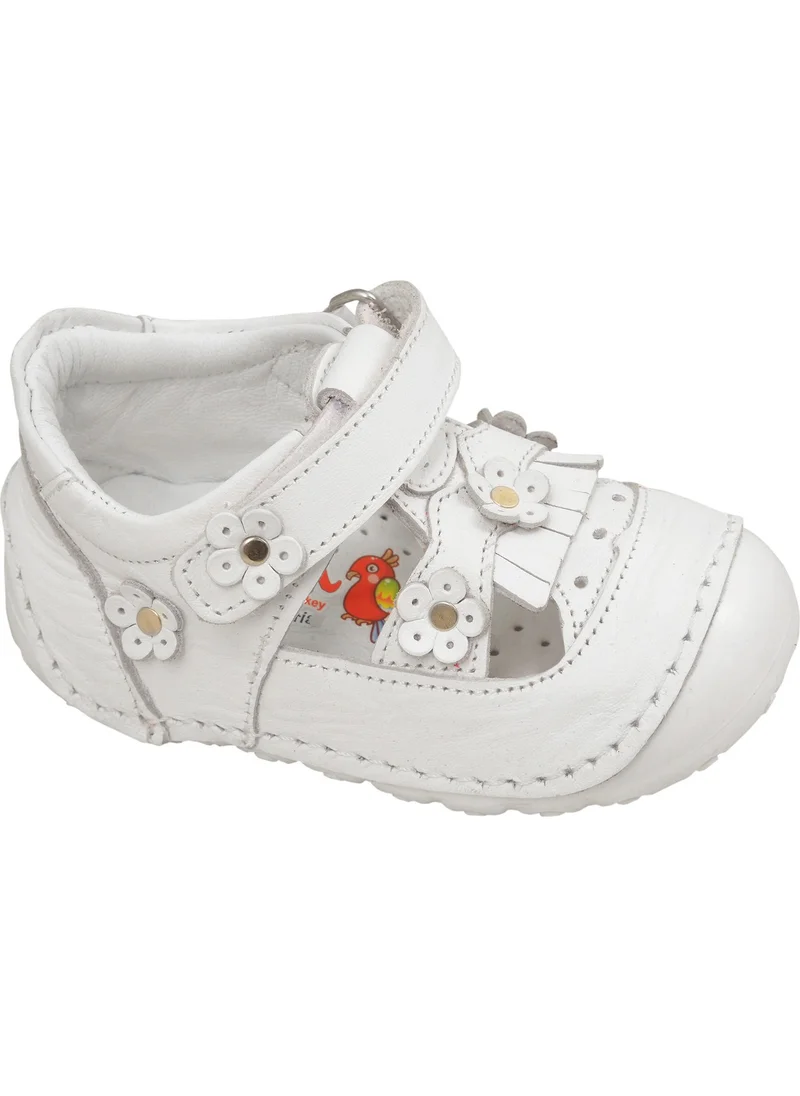 Kaptan Junior First Step Leather Baby Girl Shoes