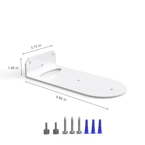 HOLACA Wall Mount Holder for NETGEAR Orbi 770/870/990/370 Series Tri-Band WiFi 7 Mesh Network System (RBE773,RBE873,RBE973S),Simple and Sturdy Mental Wall Mount Holder Stand Bracket by HOLACA (1 Pack) - Image 2