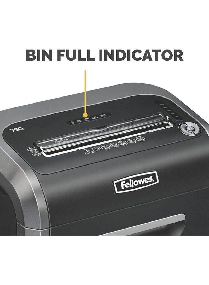 Fellowes Powershred® 79Ci Cross-Cut Shredder - Image 3