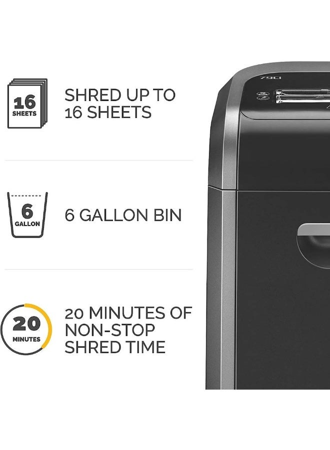 Fellowes Powershred® 79Ci Cross-Cut Shredder - Image 4