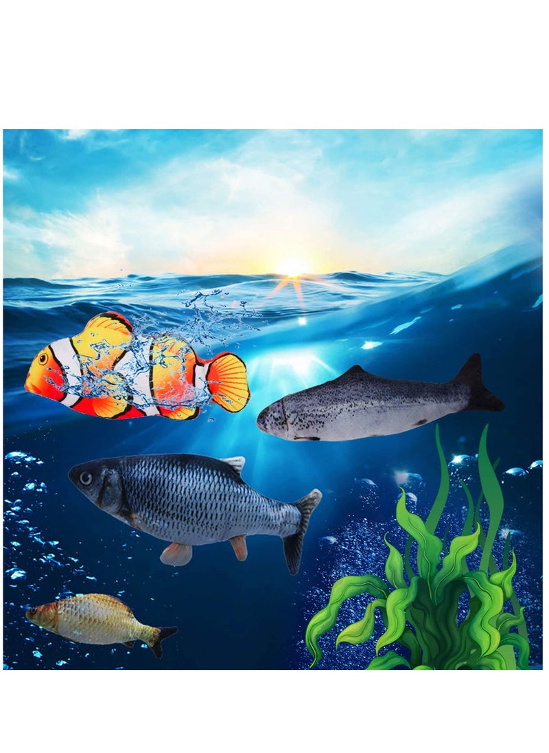 KASTWAVE - Floppy Fish Cat Toy, Cat Toys for Indoor Cats with Catnip, Interactive Cat Toy for Cat Exercise, Realistic Cat Fish Toy, Motion Kitten Toys, Built-in Motion Sensor, USB Chargeable - Image 1