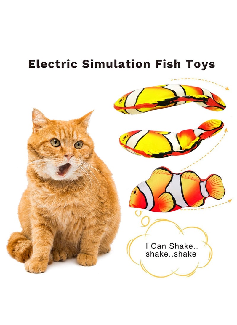 KASTWAVE - Floppy Fish Cat Toy, Cat Toys for Indoor Cats with Catnip, Interactive Cat Toy for Cat Exercise, Realistic Cat Fish Toy, Motion Kitten Toys, Built-in Motion Sensor, USB Chargeable - Image 1