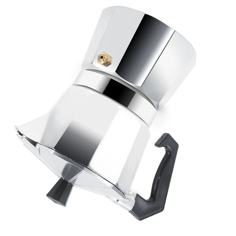 Aluminum Italian Type Moka Pot Espresso Coffee Maker Stove Home Office Use (300ML 6 Cups) - Image 4