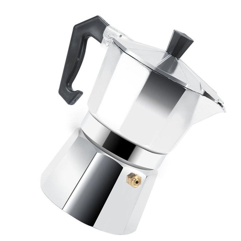 Aluminum Italian Type Moka Pot Espresso Coffee Maker Stove Home Office Use (300ML 6 Cups) - Image 5