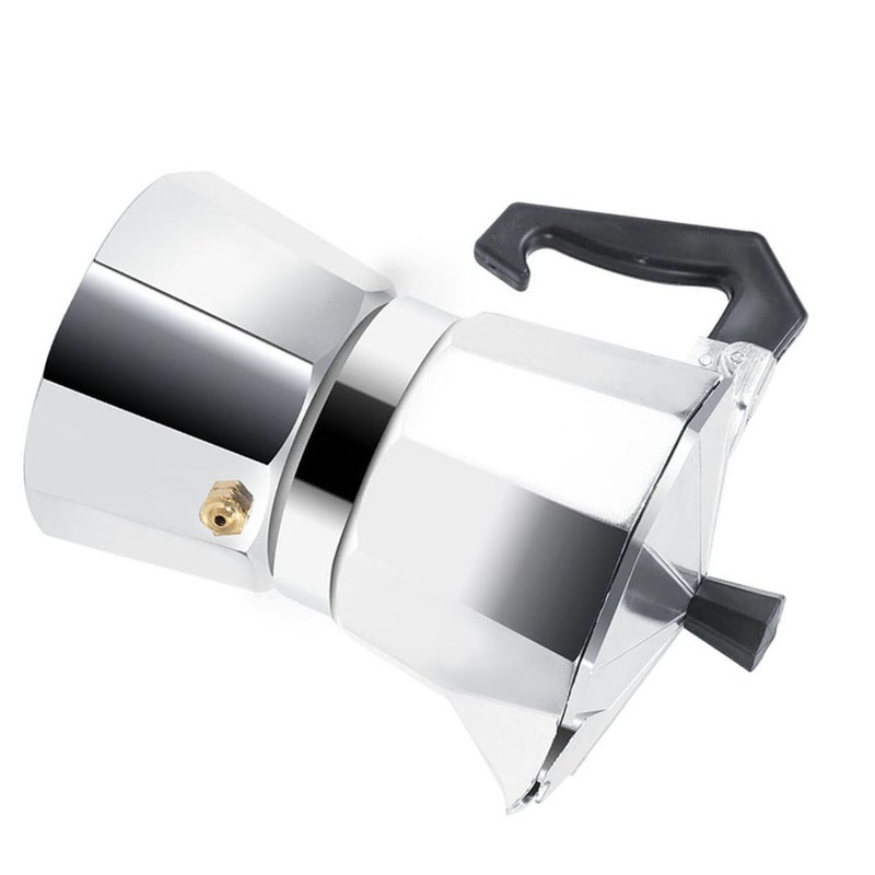 Aluminum Italian Type Moka Pot Espresso Coffee Maker Stove Home Office Use (300ML 6 Cups) - Image 2