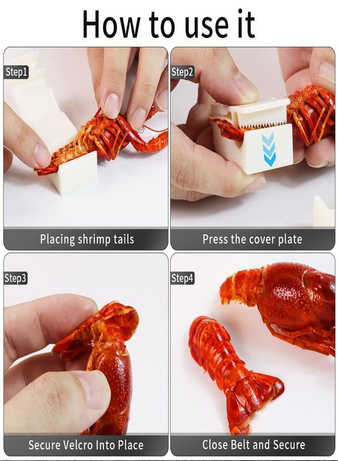Taefuwr 6 pieces Crayfish Peeler, Shrimp Peeler for Crayfish, Crayfish Peeler Tool, Crayfish Shell Remover, Crayfish Peeler, Portable Tool for Seafood Lovers, Suitable for Restaurants, kitchens, Parties - Image 5