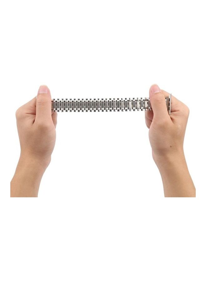 نيبمينينت سوار بديل من خليط الألومنيوم المعدني لساعة أبل سيريز 7/6/SE/5/4/3/2/1 مقاس 42/44/45 مم فضي - Image 5