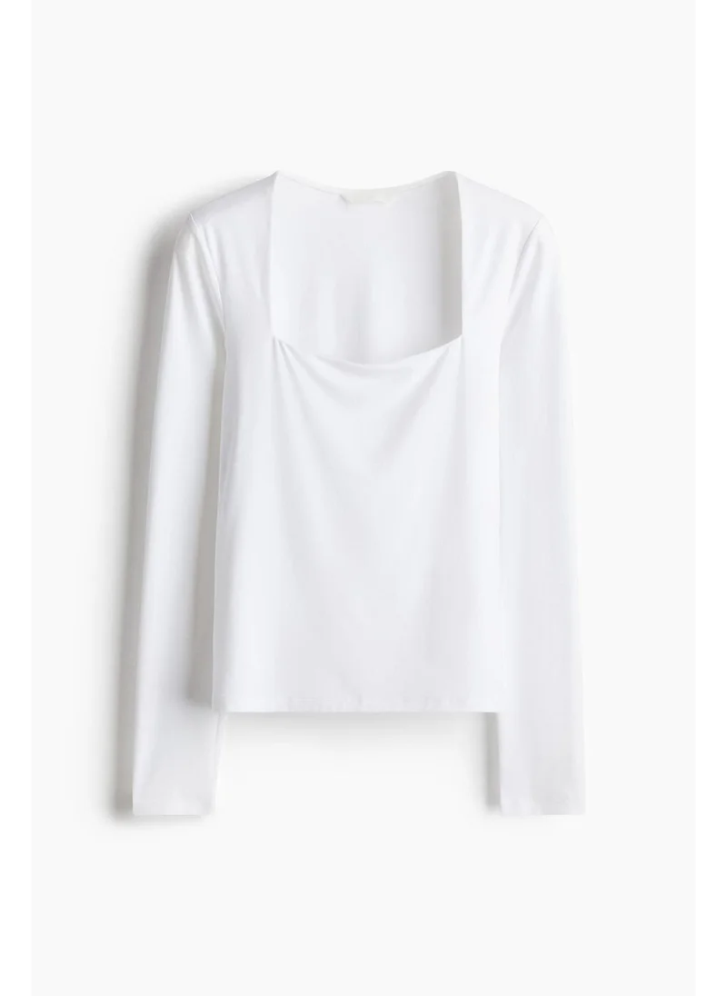اتش اند ام Long-sleeved jersey top