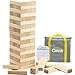 GOROCK Giant Tumble Tower Games60 Pcs Wooden Block Up to 5FT Stacking Game with Dice Scoreboard and Carry Bag Christmas Birthday Gift for Family Outdoor Indoor Party Camping Beach Lawn Games - Image 4